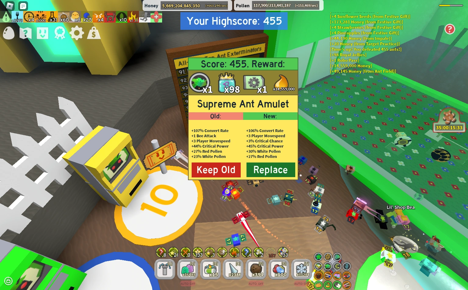 Wait, Ant Challenge rewards you by letting you play Robo Bear Challenge ...