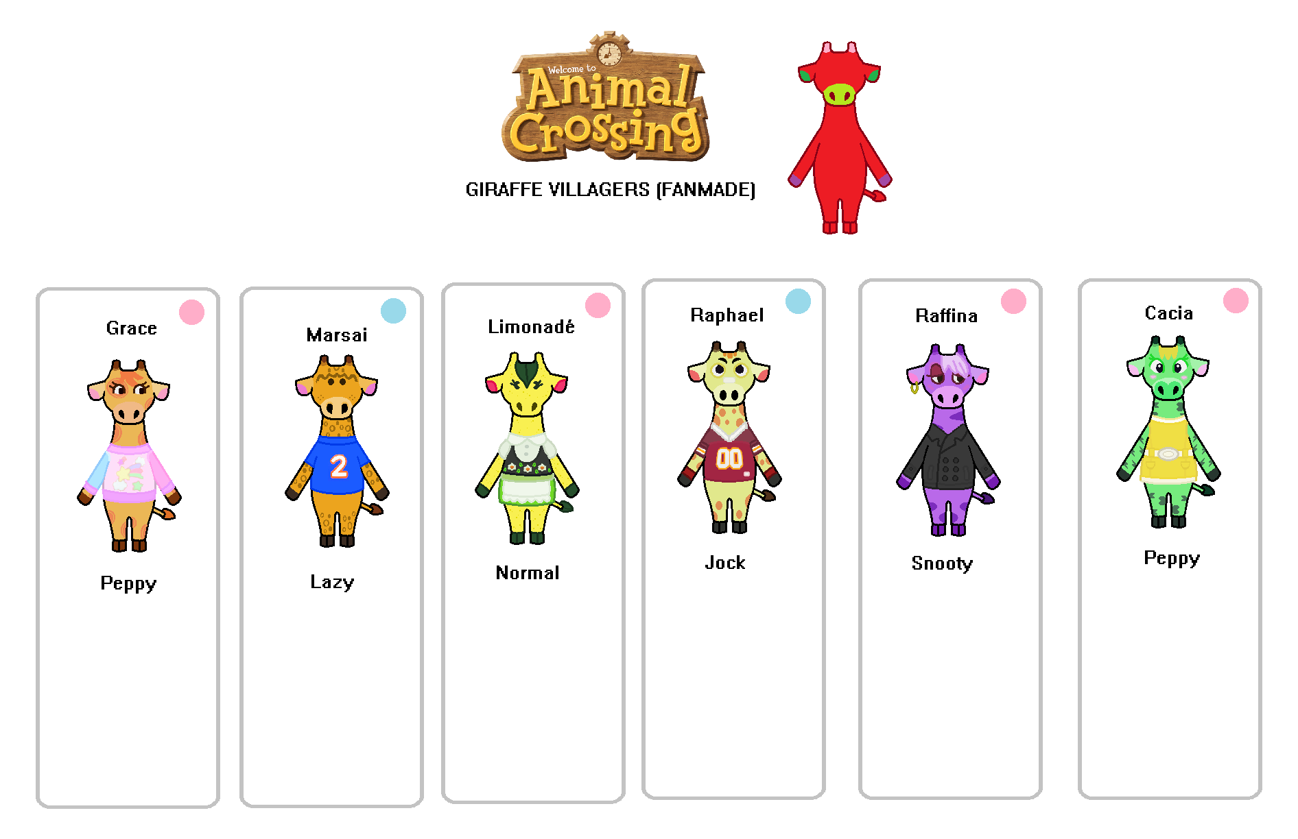 The Giraffe Villagers Fanmade AC Species #4 | Fandom