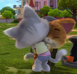 Milady and Lampo hugging each other.png