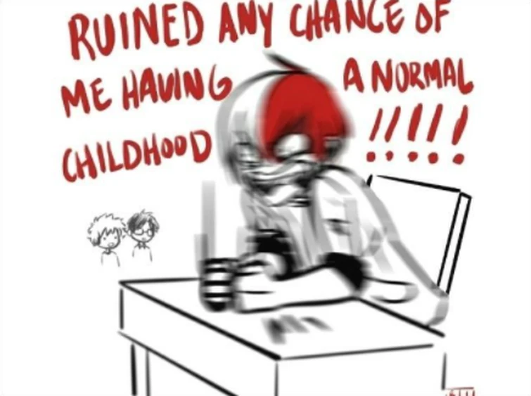 MHA ft Shoto Todoroki in "I Hate You Dad" Fandom