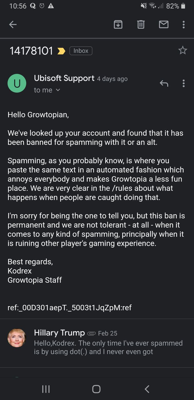 I Started Playing Again Like 2 Weeks Ago And Now I M Banned For No Reason Growtopia Please Unban Me Fandom