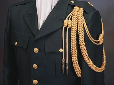 Как пришить аксельбант на китель парадной формы нового образца