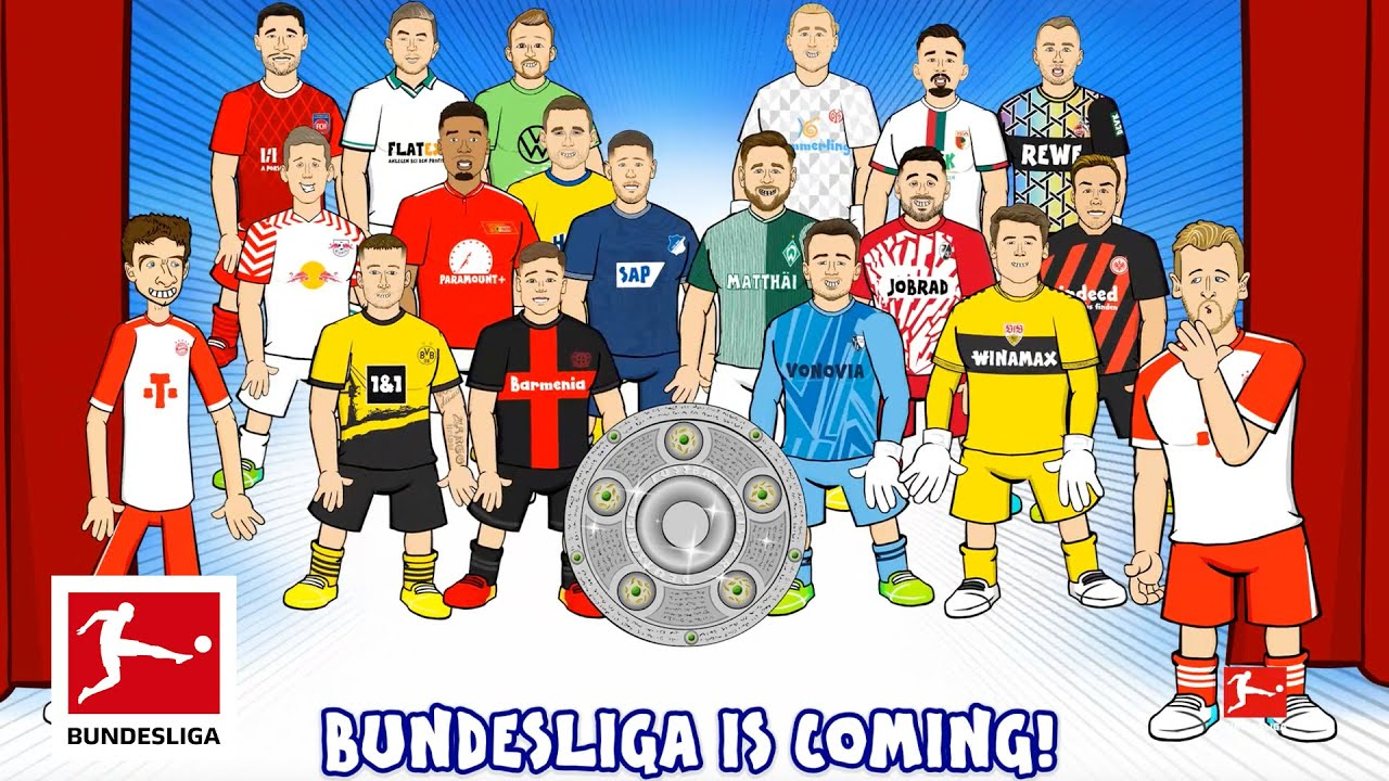 Bundesliga teams for the 2023/24 season