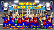 Barca won the Costa del Rey.