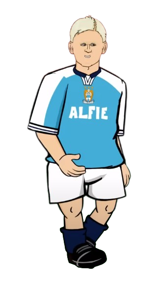 Alfie haaland man city shirt