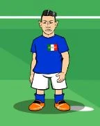 Florenzi with italian jersey