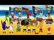 🇧🇷WORLD CUP 2014 OPENING CEREMONY🇧🇷 by 442oons (World Cup Song Cartoon)