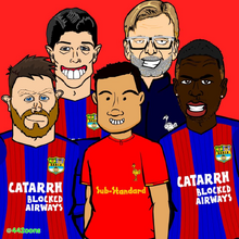 The MSH trio plus Klopp and Cuteinho.