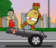 Alex Oxlade-Chamberlain Ozil Gunners Arsenal cannon car.png