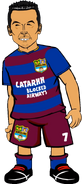 Pedro when he played for Bancelona.