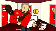 Lukaku with Mourinho