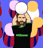 As a ball boy.