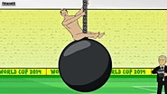 Haaland Stretching on the Wrecking Ball as seen in FOOTBALL DARK ARTS👿 Injure A Player Challenge! (Frontmen Season 8.8)