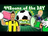 Aubameyang scores 4 vs Hamburg! Valdes leg injury! De Roon scores! 442oons of the Day - Week 11