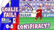 🇺🇾 URUGUAY vs FRANCE 🇫🇷 CONSPIRACY? Muslera howler!(0-2 World Cup Goals Highlights Goalkeeper)