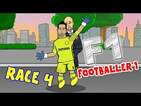 Footballer 1 - RACE 4! (Formerly Wacky Races)(Man Utd vs Man City 1-2