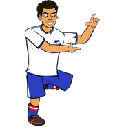 Chewy Suarez during his younger years at Nacional.