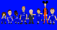 A montage showing he in Chelsea's team in 2011.