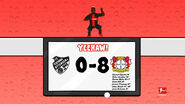 FC Teutonia Ottensen 0-8 defeat to Bayer 04 Leverkusen.