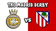 ⚪REAL MADRID vs ATLETICO MADRID🔴 The Cartoon! (442oons Parody)