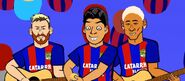 MSN during Champions League 2015/16