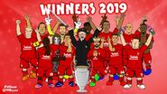 liverppol winning UEFA Champions League in season 2018/19