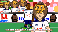 Tottenham Wanyama Kane Alli Walker Rose Eriksen lion