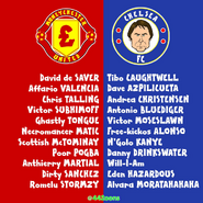 Manchester United Chelsea squad