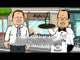 Rafa Benitez opens a new restaurant! Will it go under? (442oons Cartoon Parody)