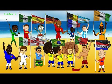 Cartoon Network LA Shows - Brazilian Soccer Teams by JohnnyRBFC on