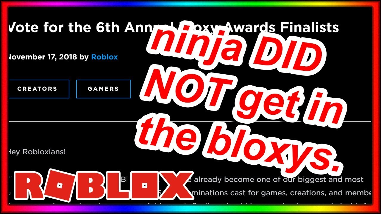 Roblox Vote For Bloxy