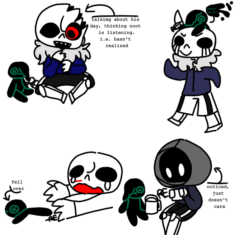 I was there with Murder sans recently I present you Nightmare sans :  r/Undertale