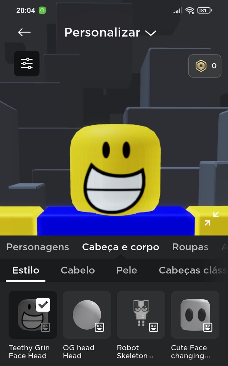 NOVAS CABEÇAS E CORPOS PARA PEGAR GRATIS NO ROBLOX 