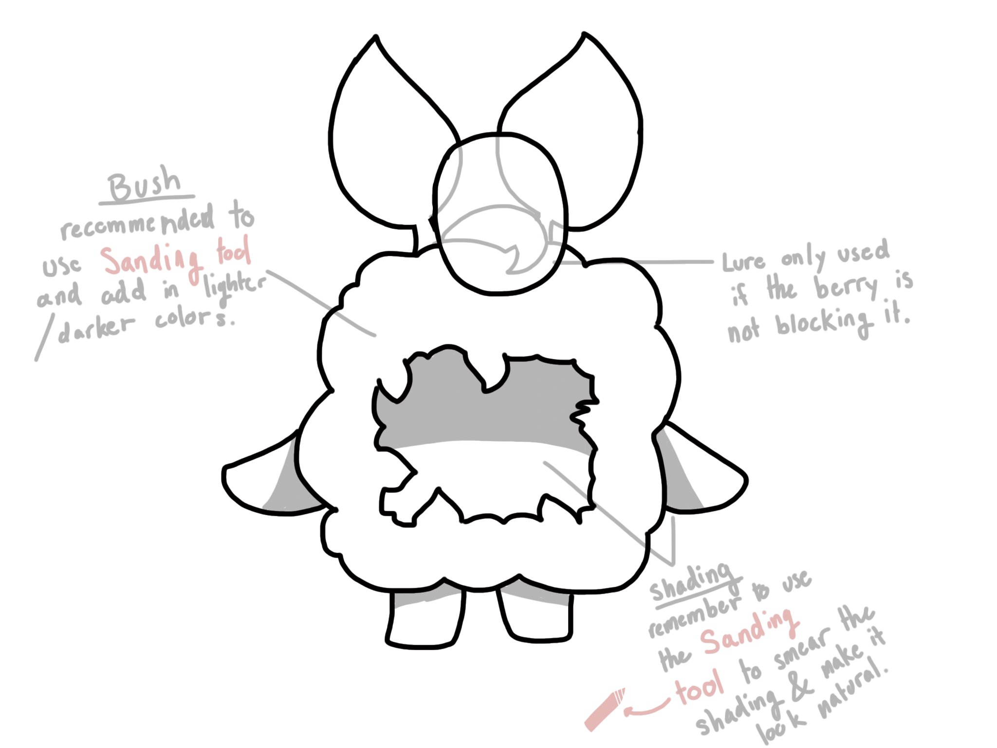 Shrub template (use for sketches app) Fandom