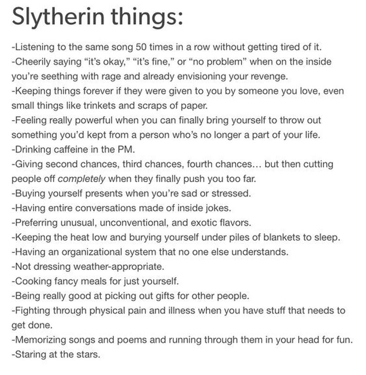 Slytherin Fandom