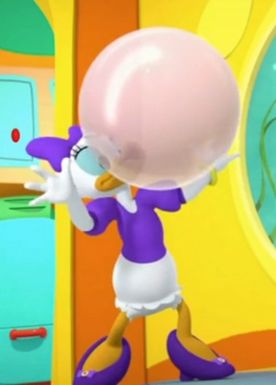 Here's Daisy Duck Blowing Bubblegum! Fandom