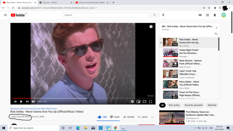 music history in gifs — 1987. Rick Astley pulls the biggest prank in the