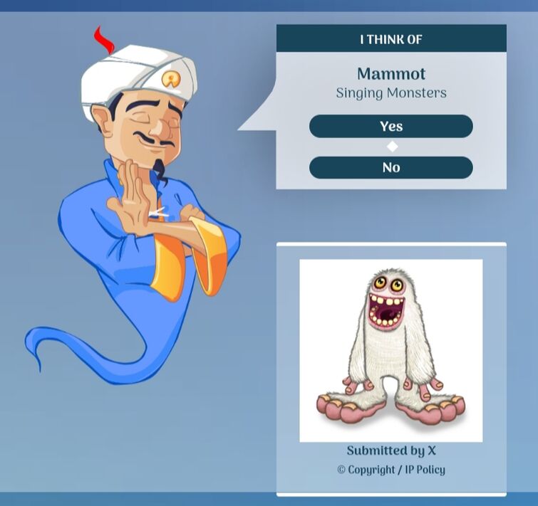 Tried To Make Akinator Guess Some My Singing Monsters Characters | Fandom