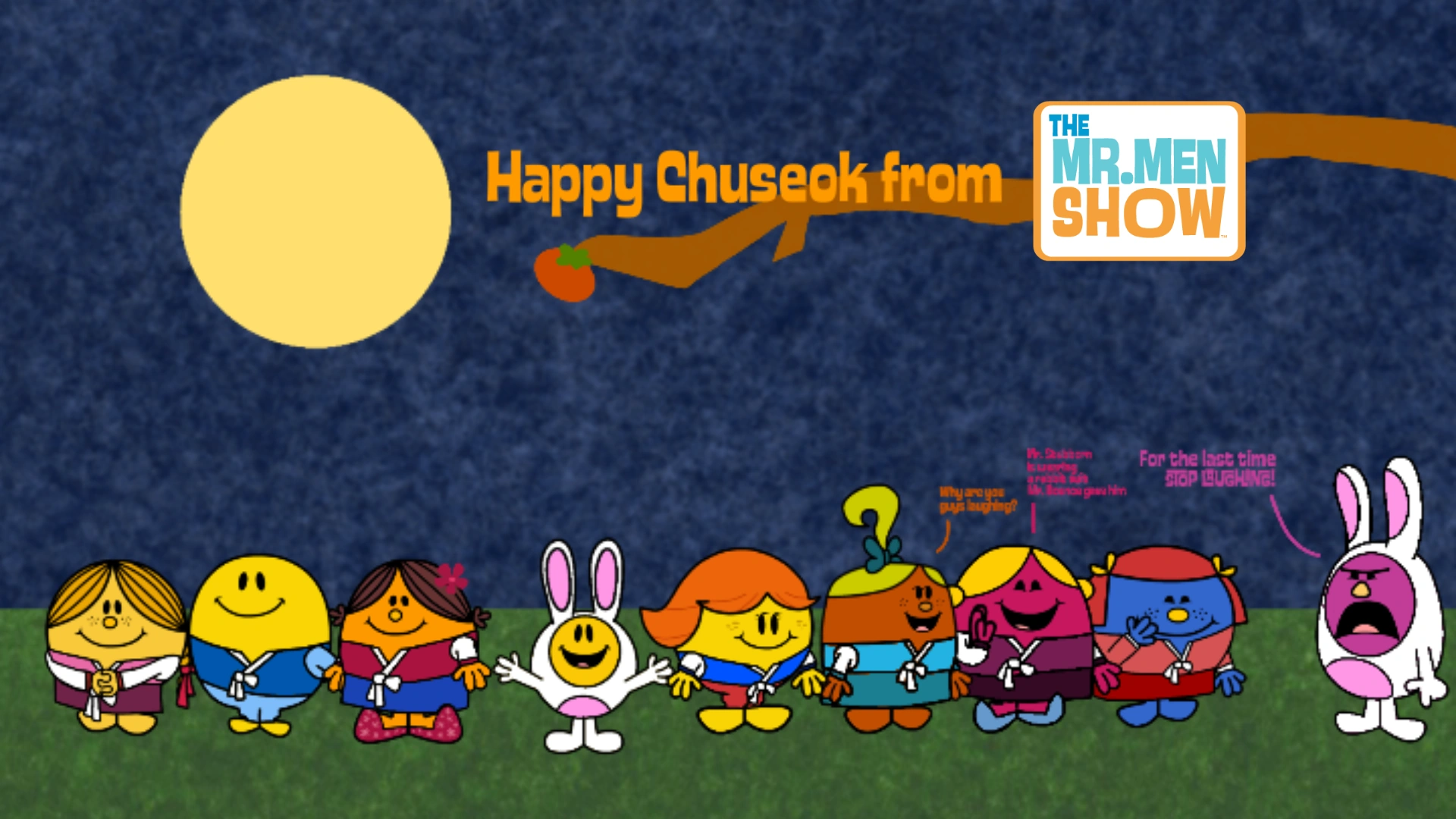 Happy Chuseok from The Mr. Men Show | Fandom