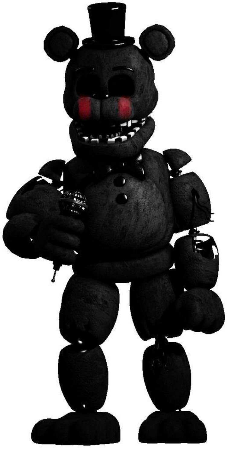 Как выглядит черный аниматроник Dark Freddy Fandom