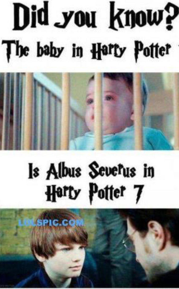 Baby Harry Potter And Albus Severus Potter Is The Same Person Fandom