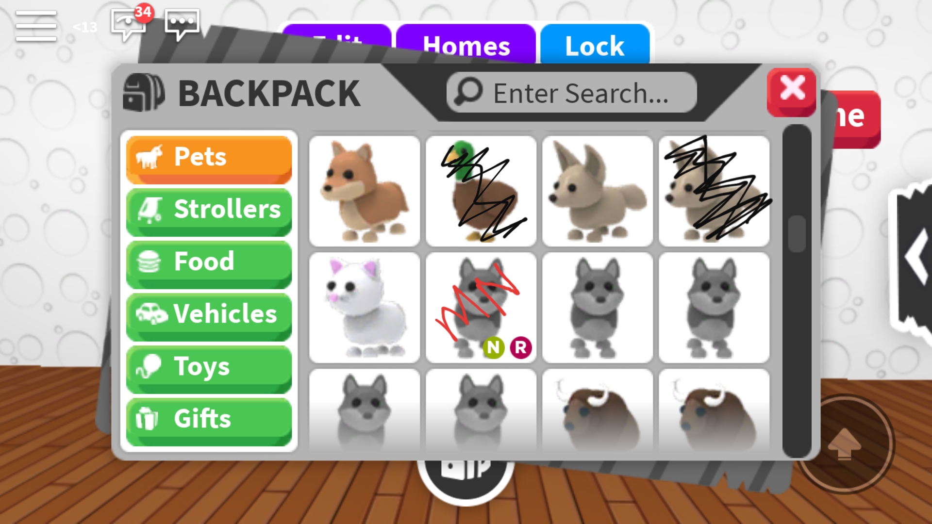 Trading Pets From My Inventory Fandom - roblox adopt me toys pets