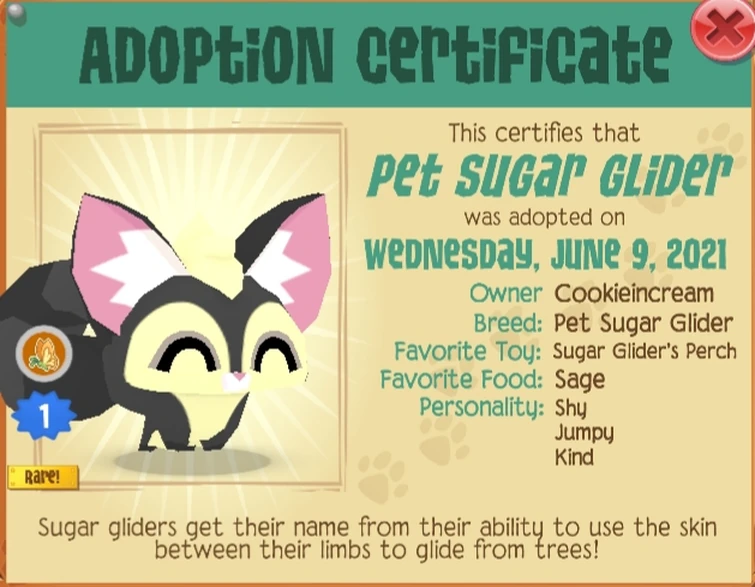 How much sapphires is this sugar glider worth? Fandom