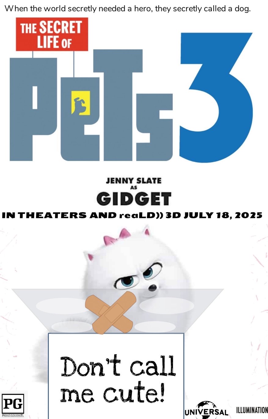 My new release date for The Secret Life Of Pets 3 Fandom