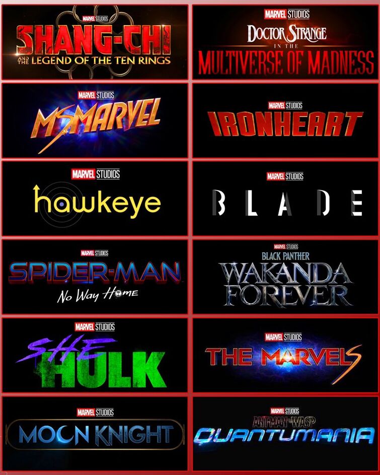 Choose the 3 solo MCU projects that you are most excited to