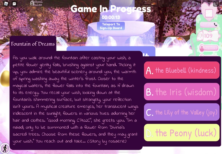 Beautiful, Bluebell is in royale high now (joke post) Fandom