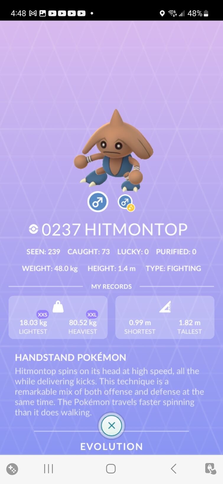 Catch Mastery: Hitmonlee, Hitmonchan, and Hitmontop, Pokémon GO Wiki