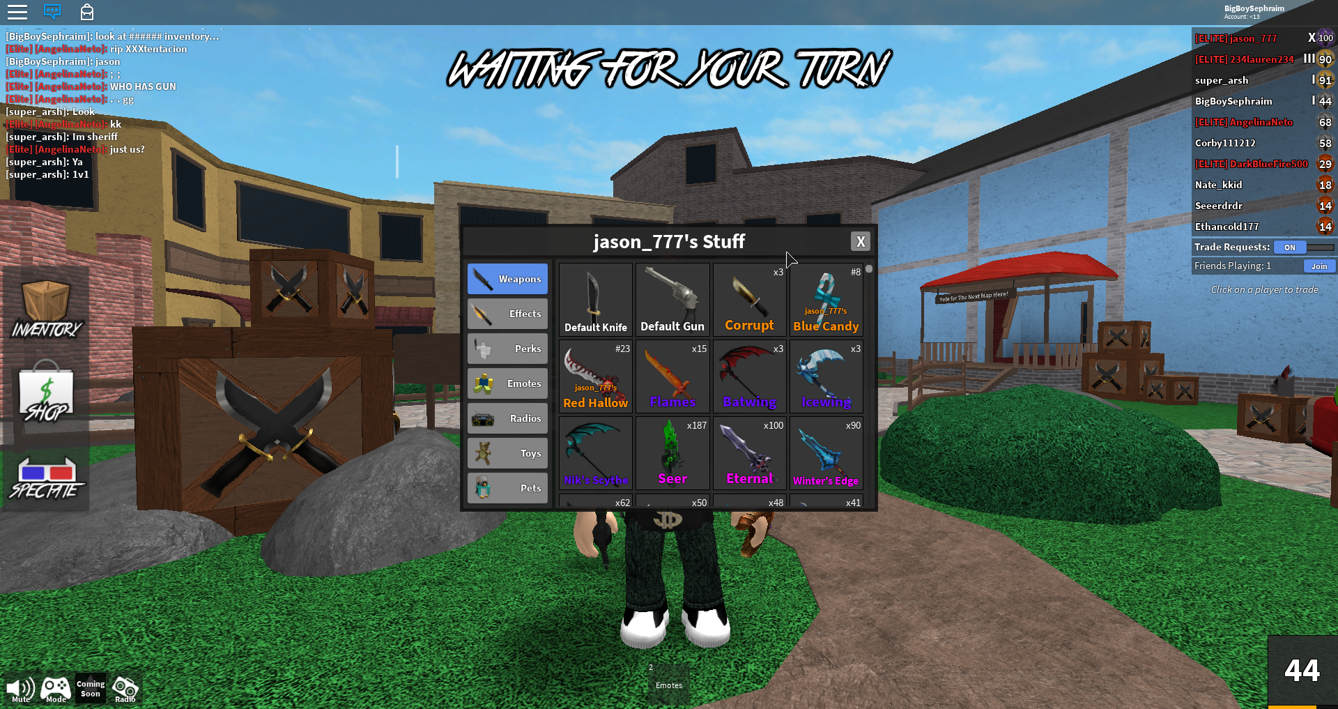 1v1 MM2 Milbase - Roblox