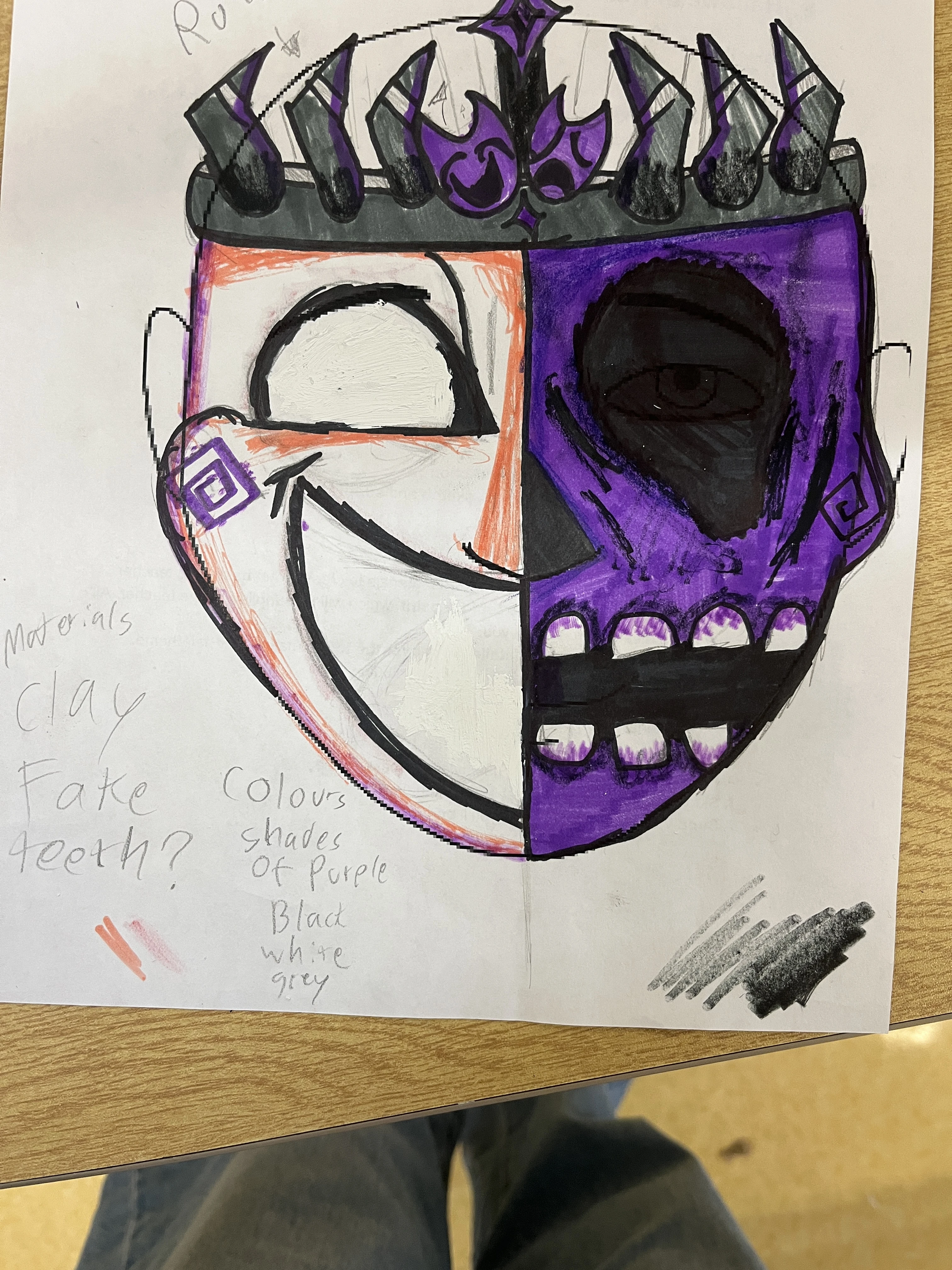 Making a Noli mask day 1 | Fandom