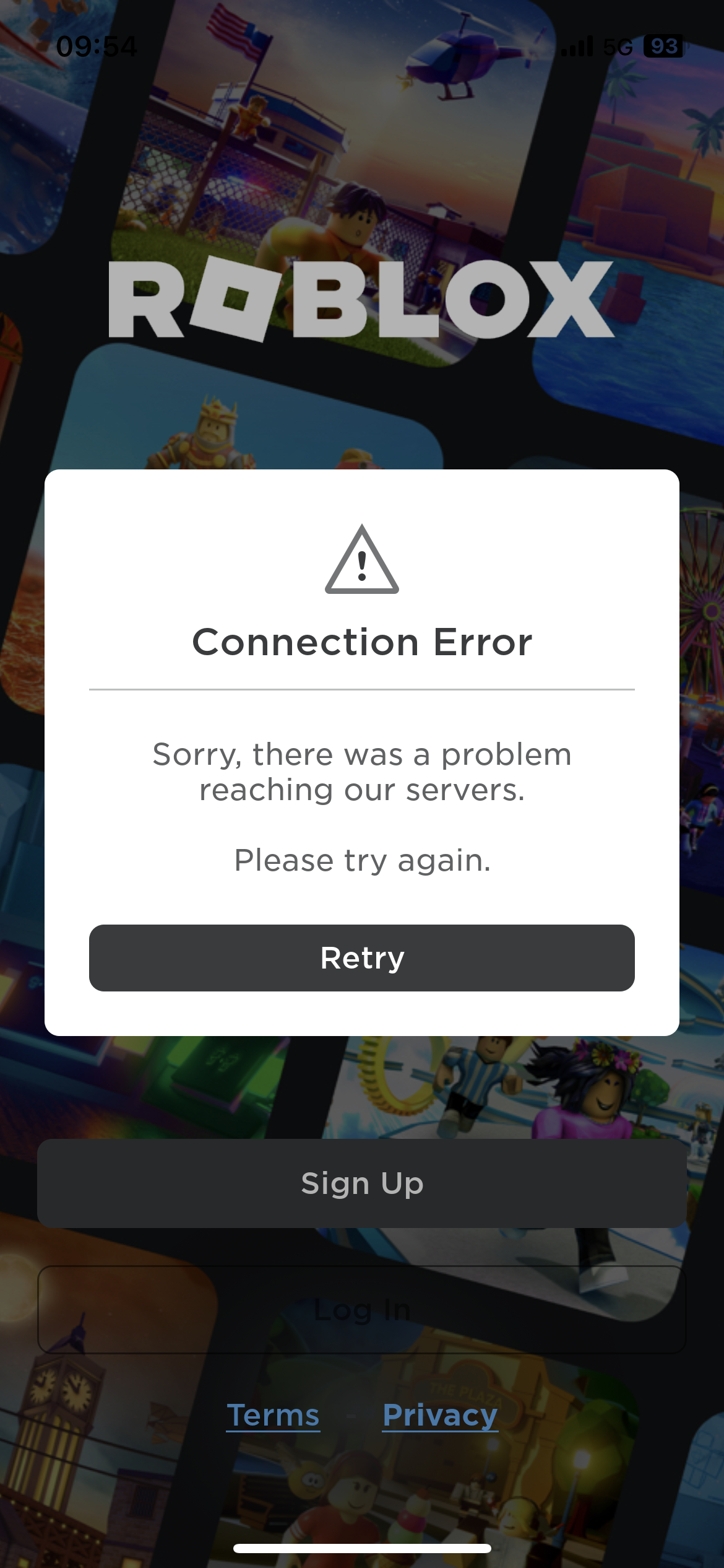Is anyone else having this problem on Roblox???